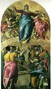 El Greco assumption of the virgin painting
